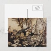 Arthur Rackham | Peter Pan in Kensington-tuinen Briefkaart (Voorkant / Achterkant)