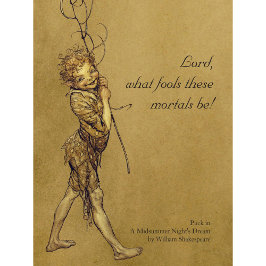 Arthur Rackham Puck Lord wat voor gek CC0950 Small Poster