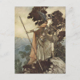 Arthur Rackham Richard Wagner Brünnhilde Viking Briefkaart