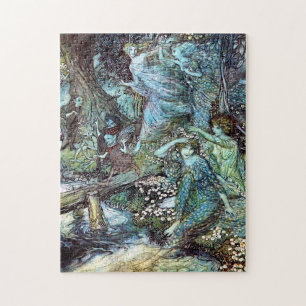 Arthur Rackham, "Wood Nymphs" マ パ ッ ド Legpuzzel