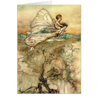 Arthur Rackham's Faeries in vlucht