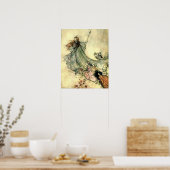 Arthur Rackham's Fairy Queen Poster (Keuken)