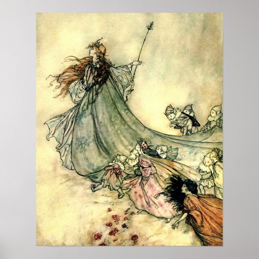 Arthur Rackham's Fairy Queen Poster (Voorkant)