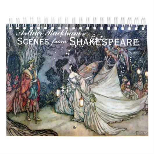 Arthur Rackham's Shakespeare  Art Calendar Kalender (Hoes)