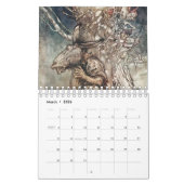 Arthur Rackham's Shakespeare  Art Calendar Kalender (Mar 2026)