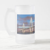 Arthur Ravenel Bridge La Nuit Frosted Mug (Gauche)