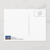 Arthur Ravenel Bridge 's nachts Briefkaart (Achterkant)