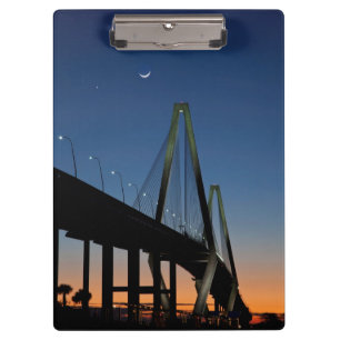 Arthur Ravenel Jr. Bridge in Dusk Klembord