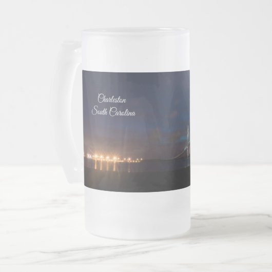 Arthur Ravenel Night Pano Frosted Mug (Devant gauche)