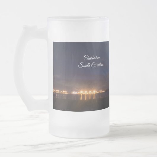 Arthur Ravenel Night Pano Frosted Mug (Gauche)