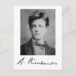 Arthur Rimbaud Briefkaart