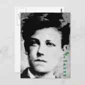 Arthur Rimbaud Briefkaart (Voorkant / Achterkant)