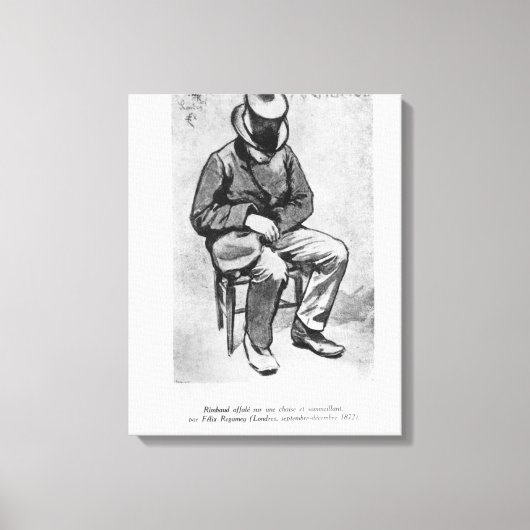 Arthur Rimbaud Canvas Afdruk (Voorkant)