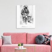 Arthur Rimbaud Canvas Afdruk (Insitu (Woonkamer))