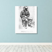Arthur Rimbaud Canvas Afdruk (Insitu (Houten vloer))