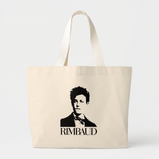 Arthur Rimbaud Grote Tote Bag (Voorkant)