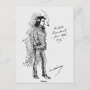 Arthur Rimbaud Juni 1872 Briefkaart