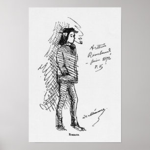 Arthur Rimbaud Juni 1872 Poster