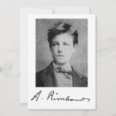 Arthur Rimbaud Kaart (Voorkant)