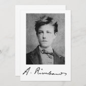 Arthur Rimbaud Kaart (Voorkant / Achterkant)
