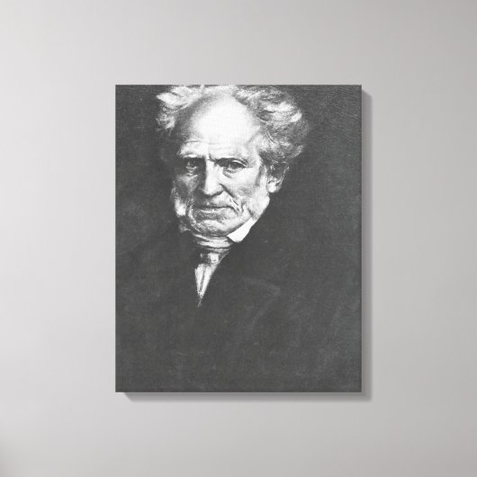Arthur Schopenhauer Canvas Afdruk (Voorkant)