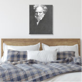 Arthur Schopenhauer Canvas Afdruk (Insitu (Slaapkamer))