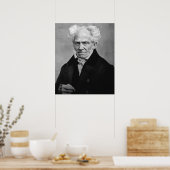Arthur Schopenhauer Poster (Keuken)