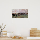 Arthur Streeton The National Game Poster (Keuken)