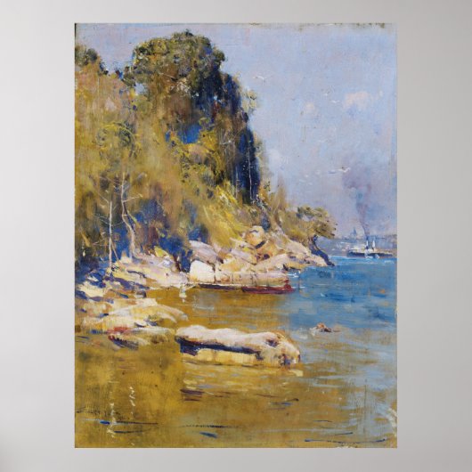 Arthur Streeton uit mijn kamp (Sirius Cove) Poster (Voorkant)