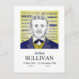 Arthur Sullivan Briefkaart