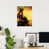 Arthur sur son affiche (Bureau à domicile)
