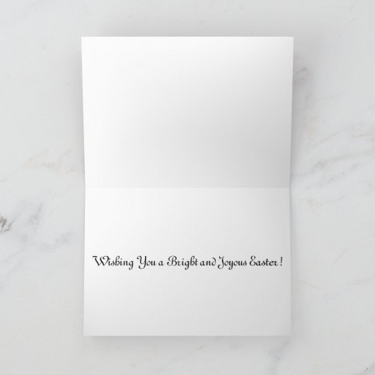 Arthur Thiele Carte de Pâques - Train à couture po (Intérieur)