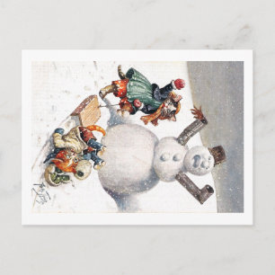 Arthur Thiele - Kittens Neem een Tumble in de Snee Briefkaart