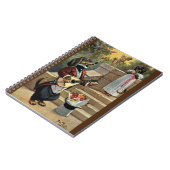 Arthur Thiele Romantisch Dachshunds Spiral Notitie Notitieboek (Linkerzijde)