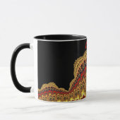 ARTHUR ~ Zany Pattern ~ Red Yellow and Black Mok (Links)