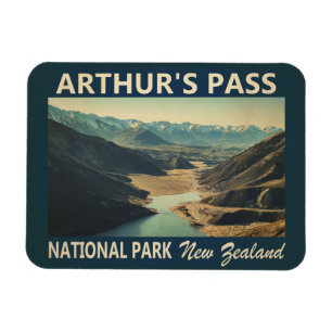 Arthur's Pass National Park New Zealand  Magneet