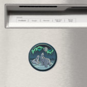 Artic Art Frigo Magnet Ours Polaire Cadeaux d'Art (In Situ (Lave-vaisselle))