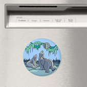 Artic Art Frigo Magnet Ours Polaire Cadeaux d'Art (In Situ (Lave-vaisselle))