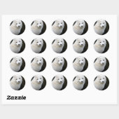 Artic Fox Ronde Sticker (Vel)