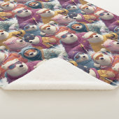 Artic Polar Bears Ski Club Sherpa Deken (3/4)