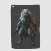 Artic Werewolf Golfhanddoek (Voorkant)