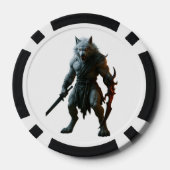 Artic Werewolf Poker Chips (Achterkant)