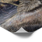 Artic Wolves Wintery Poster (Hoek)