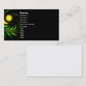 Artichoke Abstract fractal Artwork Visitekaartje (Voorkant / Achterkant)