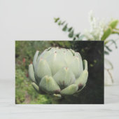 Artichoke Plant. Kaart (Staand voorkant)