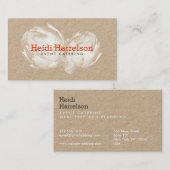 Artichoke Screen Print Catering Kraft Visitekaartje (Voorkant / Achterkant)