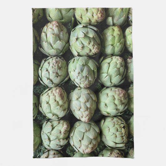 Artichokes Theedoek (Verticaal)