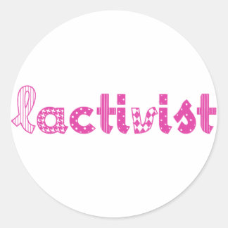 Artículos pro-lactancia /Breastfeeding advocacy Ronde Sticker