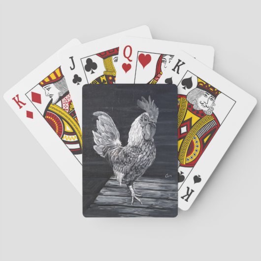 Artie des cartes de jeu de poulet (dos)