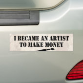 Artiest Bumpersticker (Op auto)